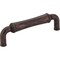 Jeffrey Alexander 96 mm Center-to-Center Distressed Oil Rubbed Bronze Barrel Bremen 2 Cabinet Pull 537DMAC - alternate 1